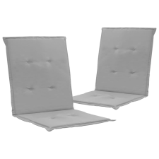 vidaXL 2 db szürke párna kerti székhez 100 x 50 x 3 cm kerti dekoráció