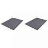 vidaXL 2 db szürke PVC lábtörlő 90 x 60 cm