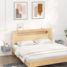 vidaXL 2 db szürke sonoma falra szerelhető éjjeliszekrény 35x35x20 cm bútor