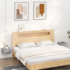 vidaXL 2 db szürke sonoma falra szerelhető éjjeliszekrény 35x35x20 cm bútor