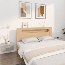vidaXL 2 db szürke sonoma falra szerelhető éjjeliszekrény 50x36x25 cm bútor