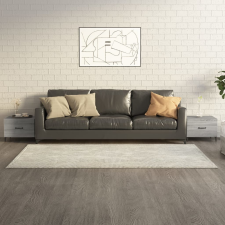 vidaXL 2 db szürke sonoma színű dohányzóasztal fémlábakkal 50x50x40 cm bútor
