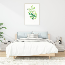 vidaXL 2 db szürke sonoma színű éjjeliszekrény 40 x 39 x 40 cm bútor