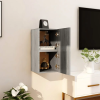vidaXL 2 db szürke sonoma színű fali TV-szekrény 30,5 x 30 x 30 cm