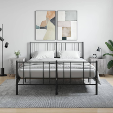 vidaXL 2 db szürke sonoma színű szerelt fa éjjeliszekrény 40x40x50 cm bútor