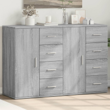 vidaXL 2 db szürke sonoma színű szerelt fa tálalószekrény 59x39x80 cm bútor