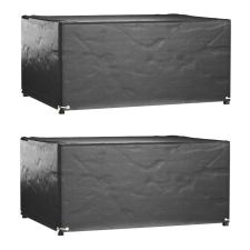 vidaXL 2 db téglalap alakú kerti bútorhuzat 8 fűzőlyukkal 180x135x80cm kerti bútor