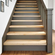 vidaXL 2 db tömör tölgyfa lépcsőfokok kezeletlen 90x25x2 cm építőanyag