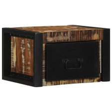 vidaXL 2 db tömör újrahasznosított fa éjjeliszekrények 40x35x25 cm (4015948) bútor