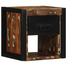 vidaXL 2 db tömör újrahasznosított fa éjjeliszekrények 40x35x40 cm (4015952) bútor