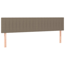 vidaXL 2 db tópszínű szövet fejtámla 100x5x78/88 cm (346288) ágy és ágykellék