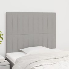 vidaXL 2 db világosszürke szövet fejtámla 100x5x78/88 cm ágy és ágykellék