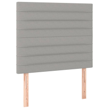 vidaXL 2 db világosszürke szövet fejtámla 100x5x78/88 cm (3116462) ágy és ágykellék