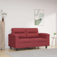 vidaXL 2 személyes bordó műbőr kanapé 120 cm bútor
