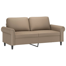 vidaXL 2 személyes cappuccino színű műbőr kanapé 140 cm (359508) bútor