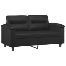 vidaXL 2 személyes fekete műbőr kanapé 120 cm (359578) bútor
