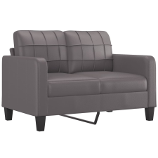 vidaXL 2 személyes szürke műbőr kanapé 120 cm (359114) bútor