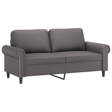 vidaXL 2 személyes szürke műbőr kanapé 140 cm (359506) bútor