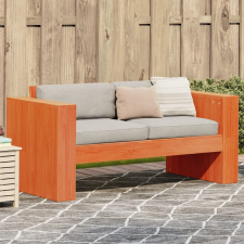 vidaXL 2 személyes viaszbarna tömör fenyőfa kerti kanapé 134x60x62 cm kerti bútor