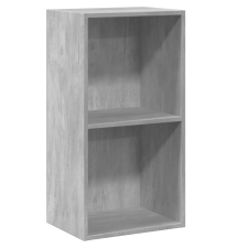 vidaXL 2-szintes betonszürke forgácslap könyvszekrény 40x30x76,5 cm (800931) bútor