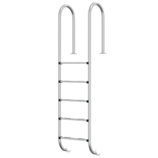 vidaXL 304-es rozsdamentes acél medencelétra 54 x 38 x 211 cm (93460) medence kiegészítő