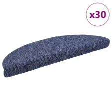 vidaXL 30 db kék öntapadó lépcsőszőnyeg 56 x 17 x 3 cm lakástextília