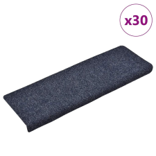 vidaXL 30 db kék öntapadó lépcsőszőnyeg 65x21x4 cm lakástextília