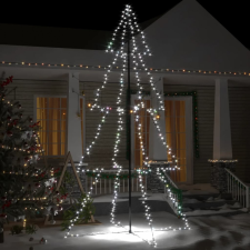 vidaXL 360 LED-es beltéri/kültéri kúp alakú karácsonyfa 143 x 250 cm műfenyő