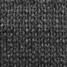 vidaXL 3,6x3,6x3,6 m háromszög alakú antracit HDPE napernyő (42280) kerti bútor