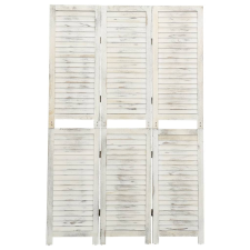 vidaXL 3 paneles antik fehér faparaván 105 x 165 cm bútor