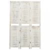 vidaXL 3 paneles antik fehér faparaván 105 x 165 cm