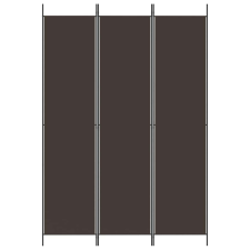 vidaXL 3 paneles barna szövet paraván 150x220 cm bútor