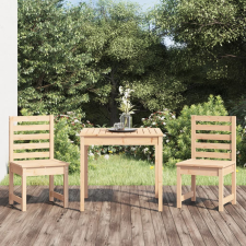 vidaXL 3 részes tömör fenyőfa kerti bisztrószett kerti bútor