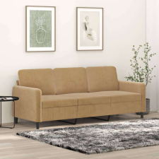 vidaXL 3 személyes barna bársony kanapé 180 cm bútor