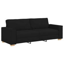 vidaXL 3 személyes, fekete szövetkanapé 180 cm (4104992) bútor