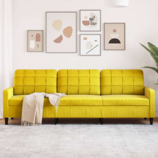 vidaXL 3 személyes sárga bársony kanapé 210 cm bútor