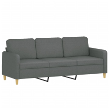vidaXL 3 személyes sötétszürke szövet kanapé 180 cm (359487) bútor