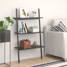 vidaXL 3 szintes fekete létrapolc 64 x 34 x 116 cm bútor
