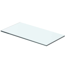 vidaXL 40x15 cm átlátszó panel üvegpolc bútor