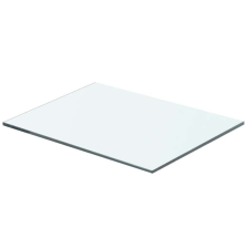 vidaXL 40x25 cm átlátszó panel üvegpolc bútor