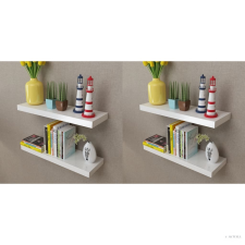 vidaXL 4 db fehér fali polc 60 cm bútor