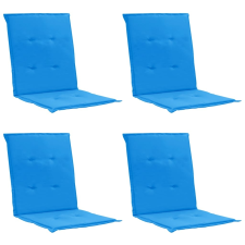 vidaXL 4 db kék párna kerti székhez 100 x 50 x 3 cm kerti dekoráció