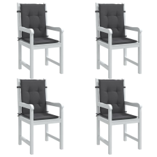 vidaXL 4 db melange antracit szövet háttámlás székpárna 100x50x4 cm kerti bútor