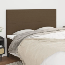 vidaXL 4 db sötétbarna szövet fejtámla 100x5x78/88 cm ágy és ágykellék