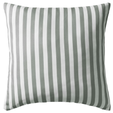 vidaXL 4 db szürke csíkos kültéri párna 45 x 45 cm (132310) kerti bútor