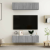 vidaXL 4 db szürke sonoma színű szerelt fa fali TV-szekrény 60x30x30cm