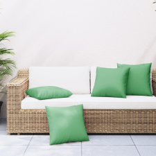 vidaXL 4 db zöld szövet kanapépárna 60 x 60 cm lakástextília
