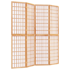 vidaXL 4 paneles japán stílusú összecsukható paraván 160 x 170 cm (352084) bútor