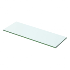 vidaXL 50x12 cm átlátszó panel üvegpolc fürdőszoba kiegészítő