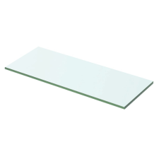 vidaXL 50x15 cm átlátszó panel üvegpolc bútor